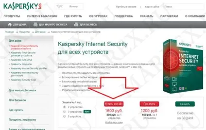 Антивірус Касперського купити