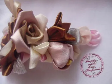 Братки - лепестов техніці канзаші - ярмарок майстрів - ручна робота, handmade (квіти ручної роботи) Братки - лепестов техніці канзаші - ярмарок майстрів - ручна робота, handmade