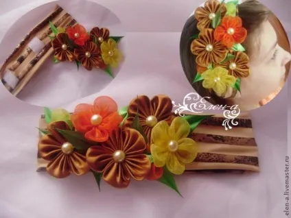 Братки - лепестов техніці канзаші - ярмарок майстрів - ручна робота, handmade (квіти з тканини) Братки - лепестов техніці канзаші - ярмарок майстрів - ручна робота, handmade
