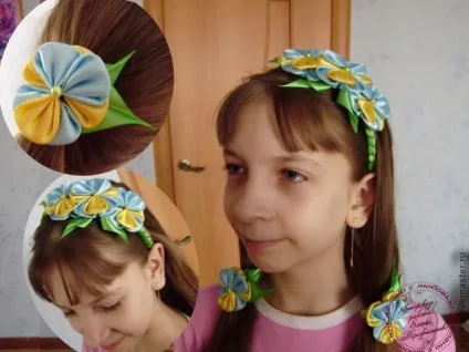 Братки - лепестов техніці канзаші - ярмарок майстрів - ручна робота, handmade (квіти ручної роботи) Братки - лепестов техніці канзаші - ярмарок майстрів - ручна робота, handmade