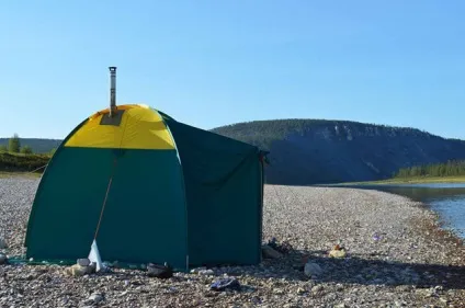 Баня похідна з пічкою своїми руками, креслення банної печі для переносної мобільного лазні (своїми) Баня похідна з пічкою своїми руками, креслення банної печі для переносної мобільного лазні