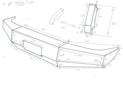 Бампера на уаз буханку своїми руками креслення (aux usb перехідник своїми руками) Бампера на уаз буханку своїми руками креслення