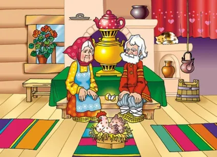 Як намалювати казку - курочка ряба (намалювати) Як намалювати казку - курочка ряба