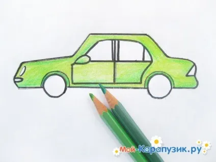 Як намалювати машину олівцем поетапно (олівцем) Як намалювати машину олівцем поетапно