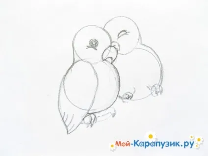 Як намалювати хвилястого папугу кольоровими олівцями поетапно (намалювати) Як намалювати хвилястого папугу кольоровими олівцями поетапно
