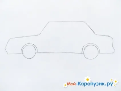 Як намалювати машину олівцем поетапно (олівцем) Як намалювати машину олівцем поетапно