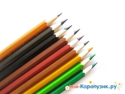 Як намалювати дуб поетапно кольоровими олівцями (кожної гілки листям) Як намалювати дуб поетапно кольоровими олівцями