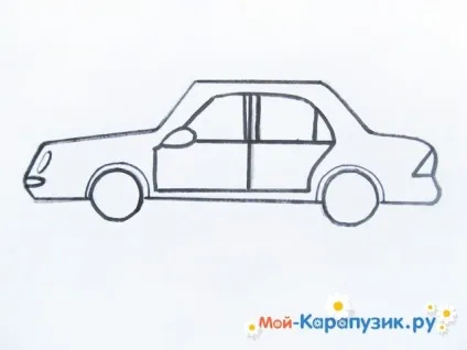 Як намалювати машину олівцем поетапно (легкової машини колеса) Як намалювати машину олівцем поетапно