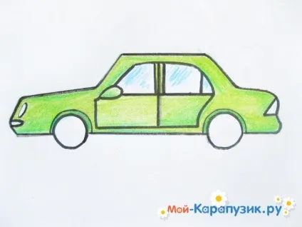 Як намалювати машину олівцем поетапно (олівцем) Як намалювати машину олівцем поетапно