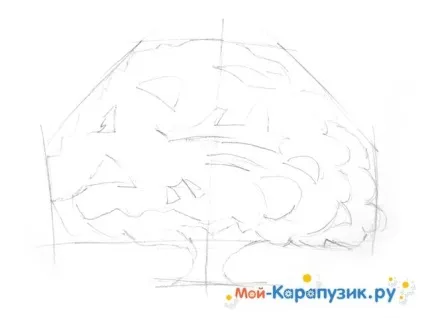 Як намалювати дуб поетапно кольоровими олівцями (кожної гілки листям) Як намалювати дуб поетапно кольоровими олівцями