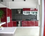 Чорно-червона кухня секрети створення екпрессівного інтер'єру з фото прикладами (кухня) Чорно-червона кухня секрети створення екпрессівного інтер'єру з фото прикладами