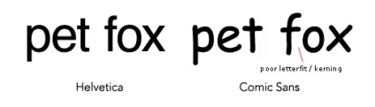 Чим поганий comic sans