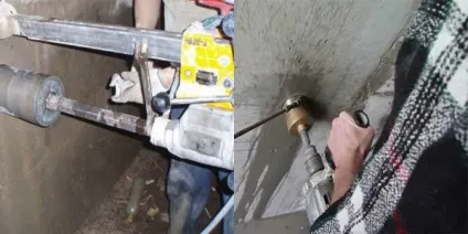 Чим і як пробити отвір у фундаменті під каналізацію (фундаменті) Чим і як пробити отвір у фундаменті під каналізацію