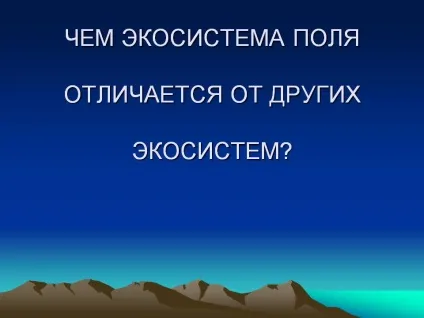 Чим екосистема поля відрізняється від інших екосистем - картинка 14471-21 (навколишній) Чим екосистема поля відрізняється від інших екосистем - картинка 14471-21