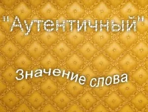 Що означає жаргонізм автентичний як зрозуміти слово автентичний (жаргонізм) Що означає жаргонізм автентичний як зрозуміти слово автентичний
