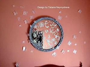 Декорування старого дзеркала - ярмарок майстрів - ручна робота, handmade (акрилові фарби) Декорування старого дзеркала - ярмарок майстрів - ручна робота, handmade