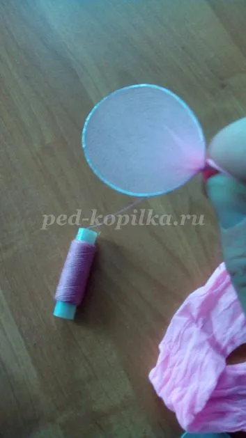 Квіти з капрону своїми руками (капрону) Квіти з капрону своїми руками