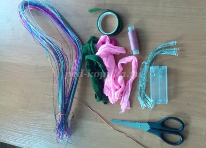 Квіти з капрону своїми руками (капрону) Квіти з капрону своїми руками