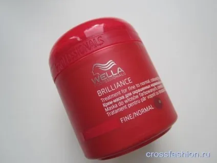 Crossfashion group - wella brilliance крем-маска для пофарбованих нормальних і тонких волосся відгук (wella) Crossfashion group - wella brilliance крем-маска для пофарбованих нормальних і тонких волосся відгук