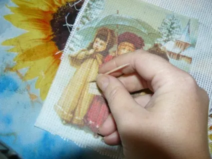 Декупаж на канві, або імітація вишивки (вишивки) Декупаж на канві, або імітація вишивки