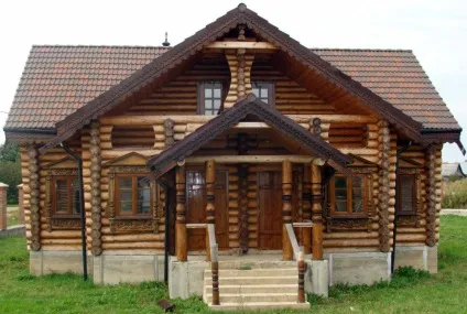 Будинки з кедра-новаторство і давньоукраїнські традиції будівництва (кедр будинок зруб дерев'яний рубаний колоду будівництво) Будинки з кедра-новаторство і давньоукраїнські традиції будівництва