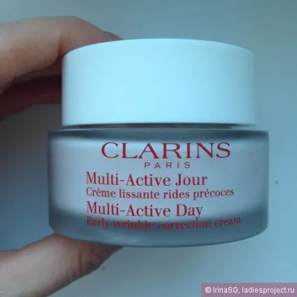 Денний крем для боротьби з першими віковими змінами multi-active day від clarins - відгуки, (відгуки) Денний крем для боротьби з першими віковими змінами multi-active day від clarins - відгуки,