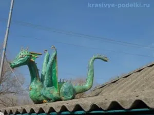 Дракон з пап'є-маше своїми руками