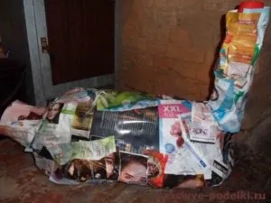 Дракон з пап'є-маше своїми руками