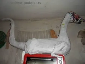 Дракон з пап'є-маше своїми руками