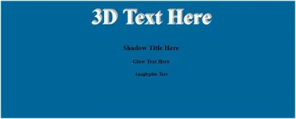 Ефектні заголовки на сайт без використання photoshop (ефект 3d) Ефектні заголовки на сайт без використання photoshop