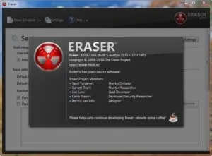 Eraser hdd як користуватися