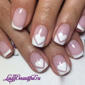 Френч на коротких нігтях новинки, фото (нігтях) Френч на коротких нігтях новинки, фото
