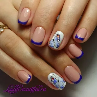 Френч на коротких нігтях новинки, фото (нігтях) Френч на коротких нігтях новинки, фото