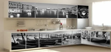 Фотопечатний малюнок на кухонних гарнітурах