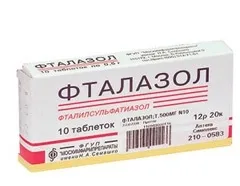 Фталазол - інструкція із застосування, відгуки (Інструкція застосування спосіб дозування) Фталазол - інструкція із застосування, відгуки