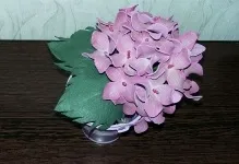 Гортензія з фоамірана як зробити майстер клас, фото шаблонів квітів, відео, чим можна замінити (гортензія) Гортензія з фоамірана як зробити майстер клас, фото шаблонів квітів, відео, чим можна замінити