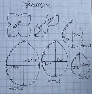 Гортензія з фоамірана своїми руками 1 (своїми) Гортензія з фоамірана своїми руками 1