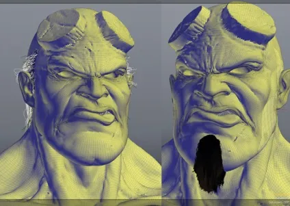 Ідеальний рендер Хеллбоя, 3dpapa