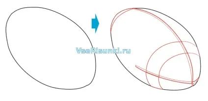 Як намалювати м'яч олівцем поетапно (регбі) Як намалювати м'яч олівцем поетапно