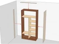 Як переробити шафа в купе