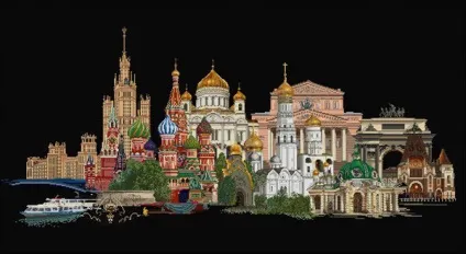 Які секрети вишивки на чорній канві