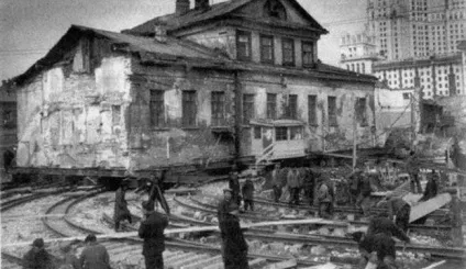 Як переносили багатоповерхові будинки в Москві (10 фото текст) (москві) Як переносили багатоповерхові будинки в Москві (10 фото текст)