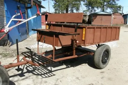 Який зробити причіп для міні-тракторів своїми руками одноосний, двовісний, самоскидний, фото і відео (причіп) Який зробити причіп для міні-тракторів своїми руками одноосний, двовісний, самоскидний, фото і відео