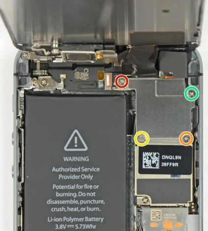 Як поміняти дисплей на iphone 5s
