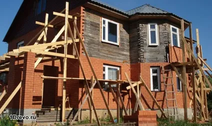 Як правильно обкласти будинок з бруса цеглою своїми руками (своїми) Як правильно обкласти будинок з бруса цеглою своїми руками