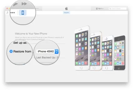 Як перенести дані зі старого ipad на новий