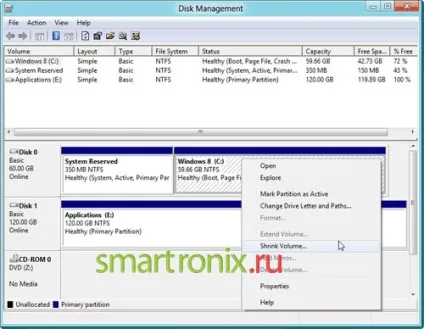 Як розбити жорсткий диск windows 8 без втрати даних, шматки коду (як) Як розбити жорсткий диск windows 8 без втрати даних, шматки коду