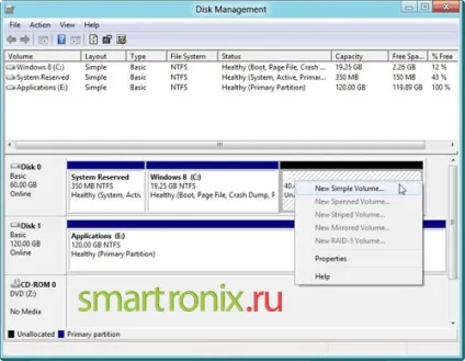 Як розбити жорсткий диск windows 8 без втрати даних, шматки коду (8) Як розбити жорсткий диск windows 8 без втрати даних, шматки коду