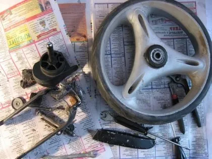 Як розібрати колесо від коляски (колесо) Як розібрати колесо від коляски