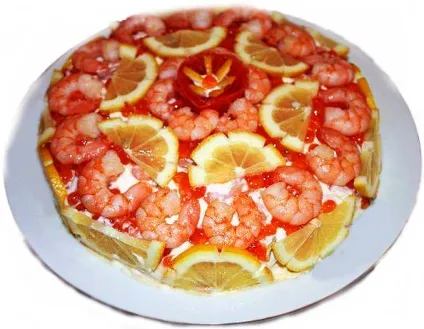 Як прикрасити креветками або морепродуктами страви і закуски-варіанти, фото (морепродукти) Як прикрасити креветками або морепродуктами страви і закуски-варіанти, фото
